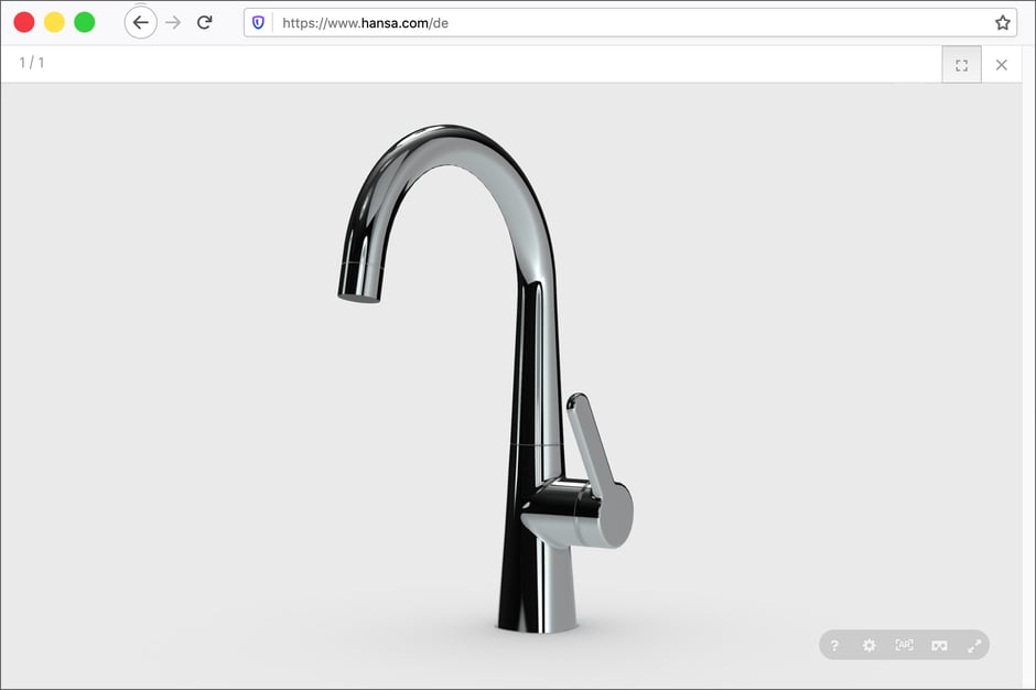 Klick und schick: Fotorealistische 3D-Ansichten erleichtern die stilsichere Planung von Armaturen für Bad und Küche