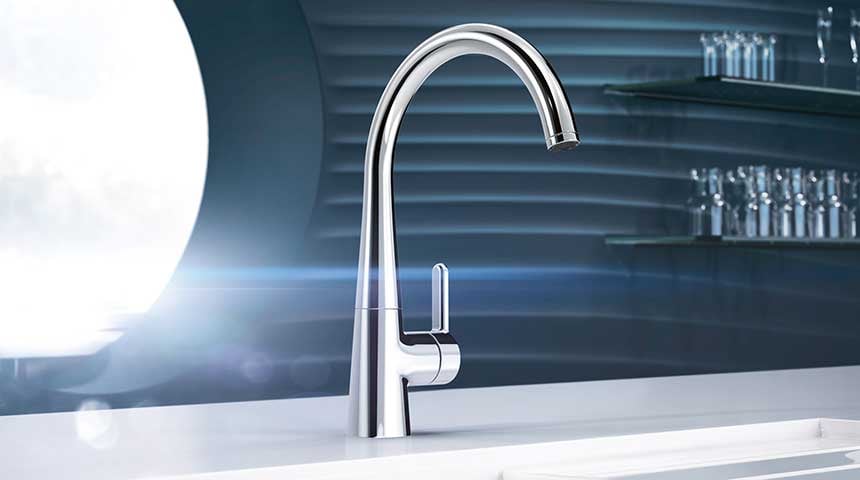 Hochwertige Küchenarmaturen, wie die HANSADESIGNO STYLE, sind Garanten für die Wahrung der Trinkwasserqualität.