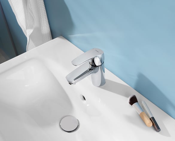 Zeitloses Design, lange Lebensdauer und optimales Preis-Leistungsverhältnis: die HANSAPINTO ist die perfekte Wahl für das erste eigene Bad.