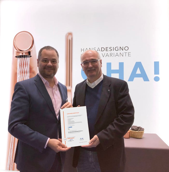 Sanitary trade association once more selects HANSA as ‘Trade’s No.1 brand’