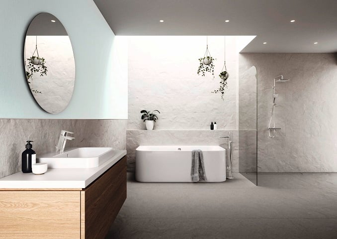 HANSASTELA biedt oplossingen voor de gehele badkamer, inclusief wastafel, douche en bad
